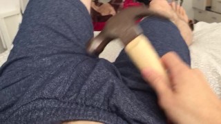 POV – Hitting my dick and balls with a hammer and then cumming